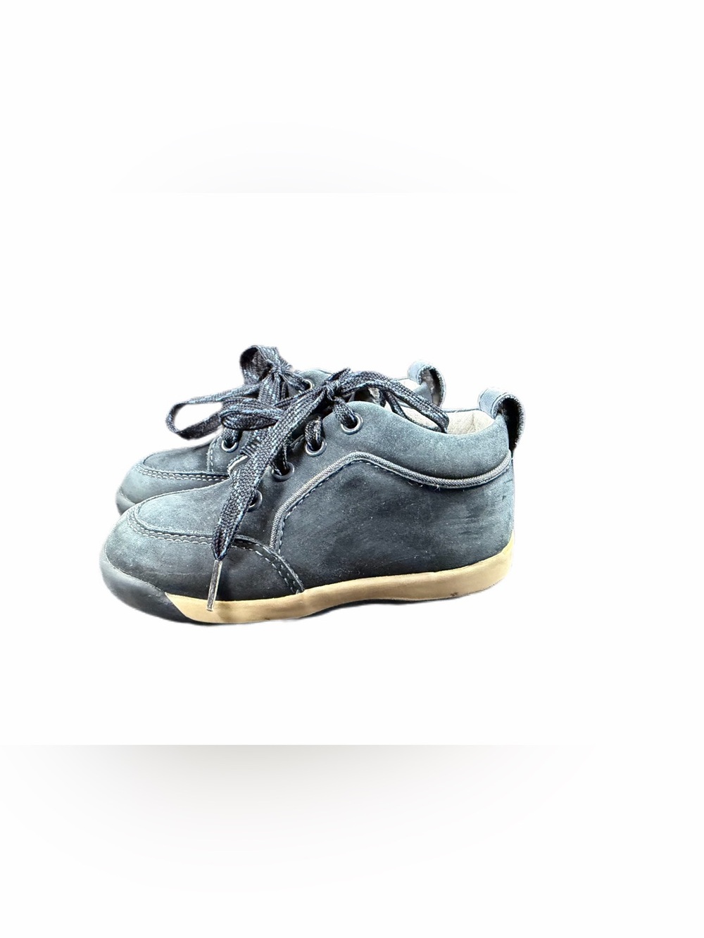 STRIDE RITE Leather Lace Up Walker Shoes - 6M